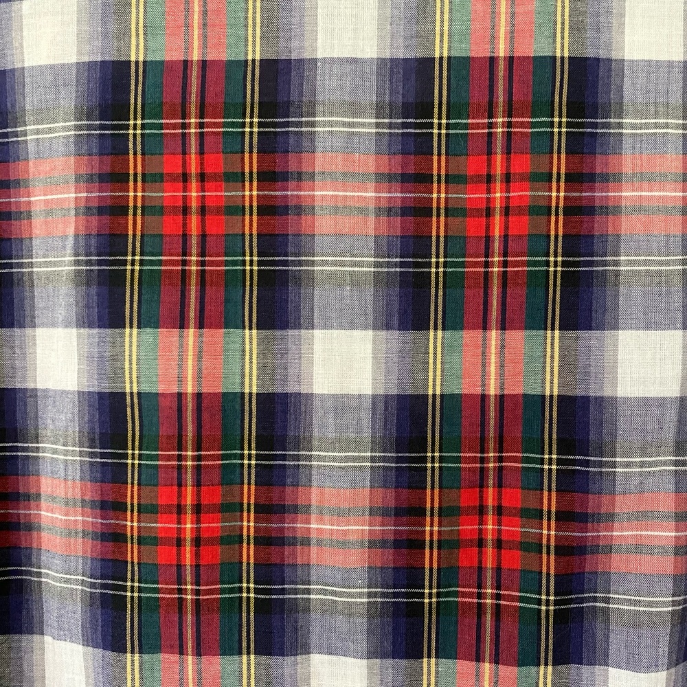 ❌SOLD❌Vtg 70s C’est Chic Plaid Prairie Prep Blouse - Picture 7 of 7